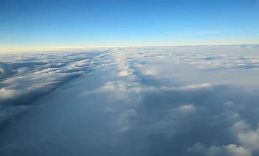 高空云层大气层云朵万米高空 (6)