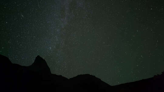 夜晚银河星空延时