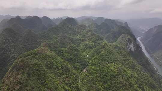 天峨龙滩大峡谷航拍