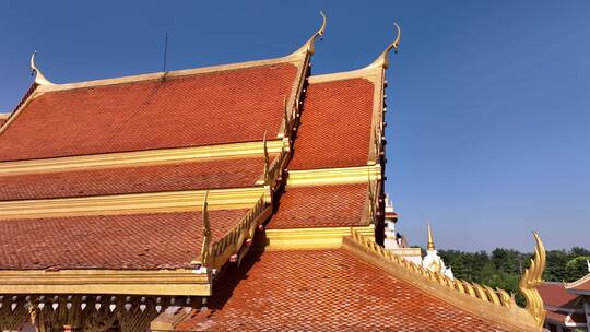 洛阳白马寺国际佛殿泰国寺庙泰国风格建筑