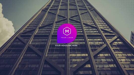 业务推广图文过渡幻灯片AE模板