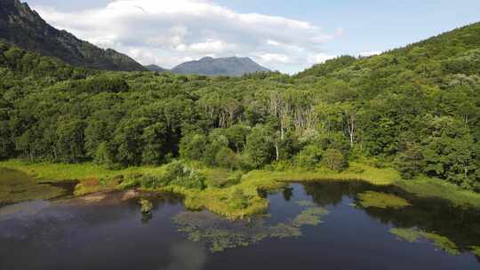 日本长野县，风景，山脉