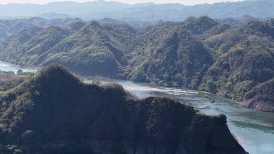 自然风光青山绿水航拍