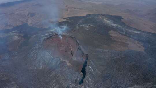 熔岩，流动，火山，火山