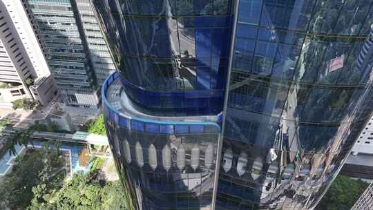香港城市建筑鸟瞰