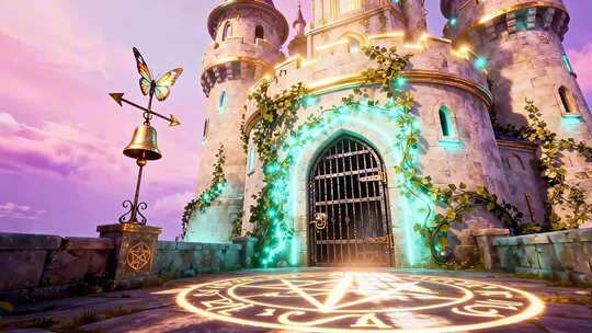 8K粒子特效梦幻森林