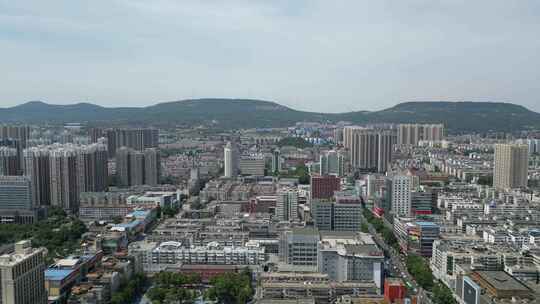 航拍平顶山建设平顶山大景