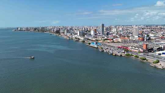 巴西Aracaju Sergipe的城市景观。巴西东北部的旅游业。