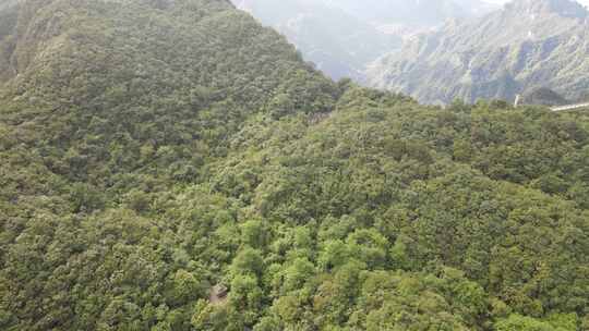 湖南张家界天门山5A景区航拍