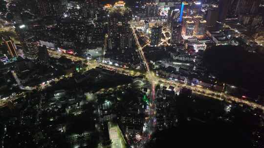 珠海香洲区CBD夜景