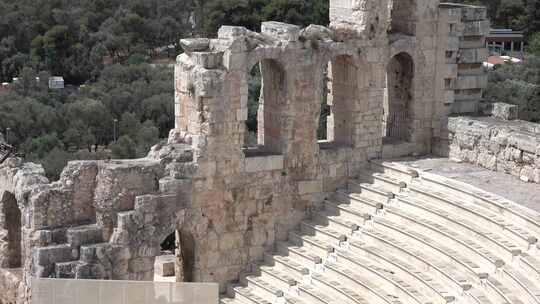 希腊阿迪库斯露天剧场建筑遗迹