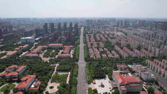 河南许昌城市建设航拍