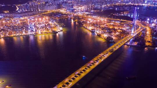 码头 港口 青岛港 集装箱 船 云