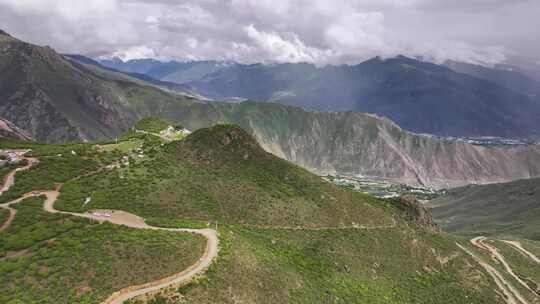 西藏山南梯田航拍