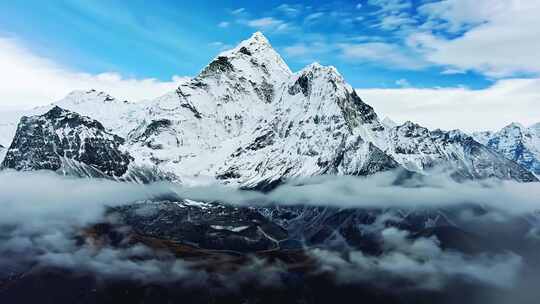 【合集】航拍壮美雪山喜马拉雅山珠穆朗玛峰