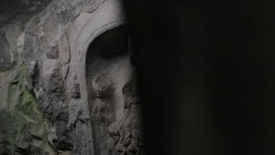 龙门石窟佛像视频素材模板下载