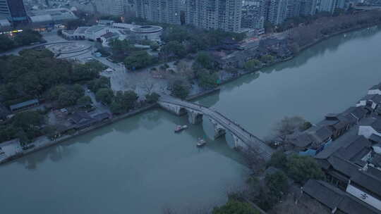拱宸桥 杭州大运河视频素材模板下载