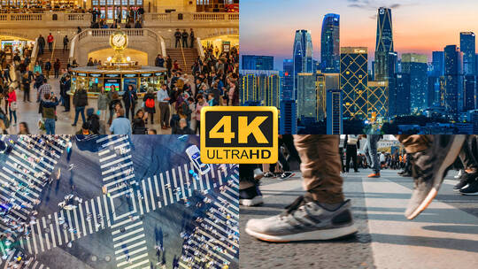 大数据信息时代城市快节奏生活高清在线视频素材下载