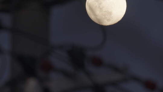 月亮月球夜晚天空皎洁明月长焦特写延时摄影视频素材模板下载