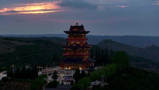 环县西山文昌阁景区