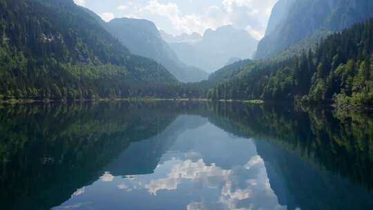 湖，水，乡村，风景