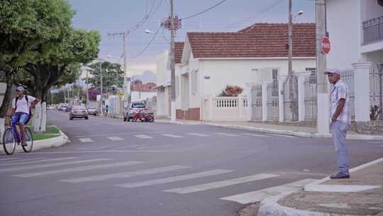 南美洲巴西城市乡镇街道人文