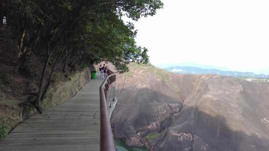 夏天郴州网红景点高椅岭丹霞风貌6