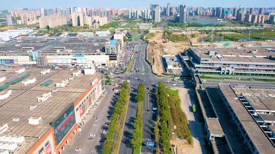 杭州钱塘新区下沙西延时风景视频素材