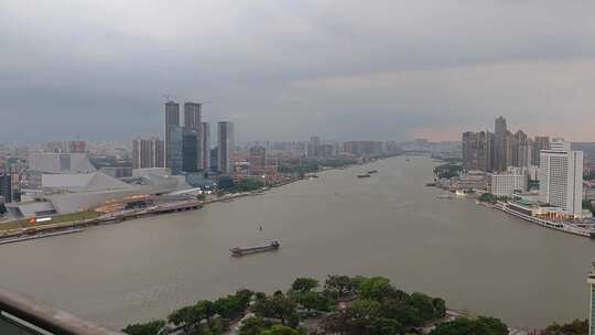 白鹅潭景观 广州三江汇聚