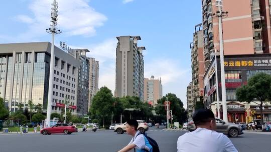 衡阳市西二环城市街景