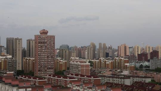 浦西闵行区城市空镜视频素材模板下载