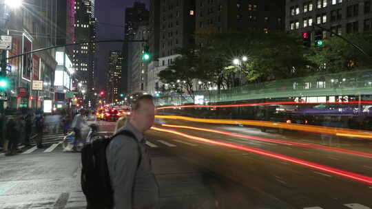 纽约延时街景视频素材模板下载