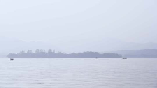 水墨西湖风景