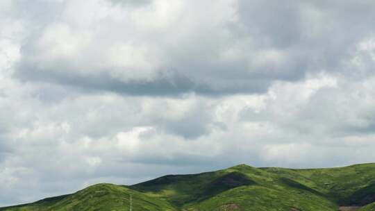 草原天空蓝天白云阳光延时流云风景