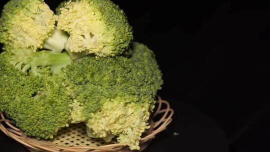 【镜头合集】蔬菜健康食材西蓝花视频素材模板下载