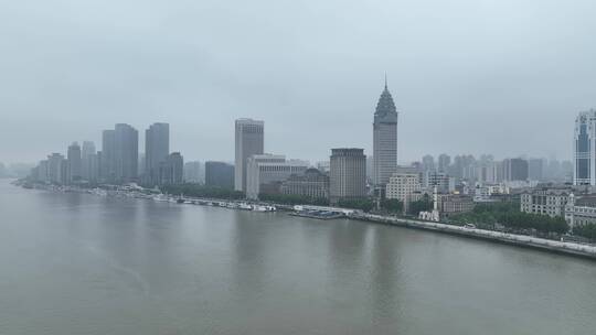 上海外滩建筑航拍