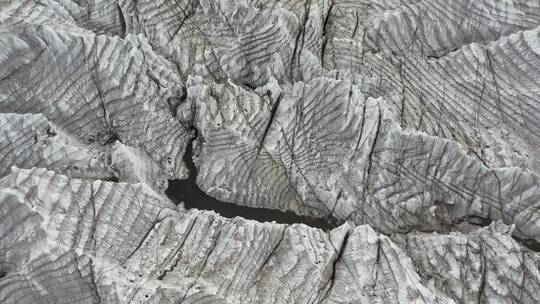 西藏洛扎县岗布40冰川自然风光航拍
