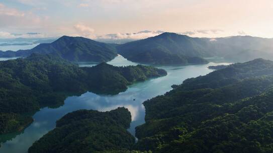 4k航拍山川河流绿水青山壮丽山河自然风景
