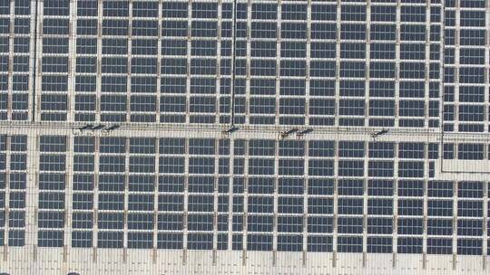 电网太阳能发电新能源航拍