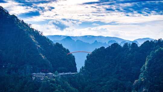 神农架地标延时航拍4k