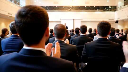 商业写字楼白领商务办公握手公司合作洽谈