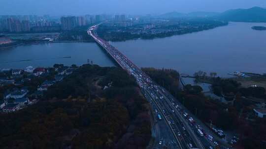 无锡蠡湖大桥 经开区夜景