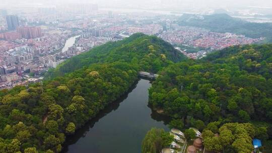 广东省佛山市城市风光航拍