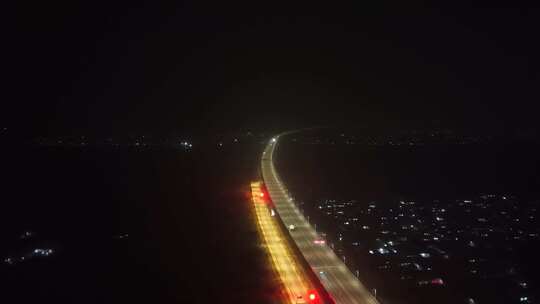 航拍 雄安 冬季 夜景 晚上 航拍雄安夜景