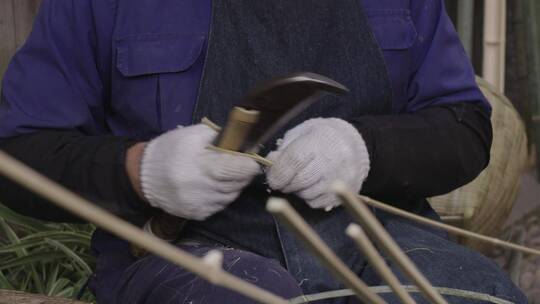 竹编手艺人00073679