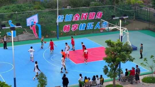 惠州惠东九龙峰乡村篮球