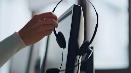 呼叫中心、耳机、办公室、起重