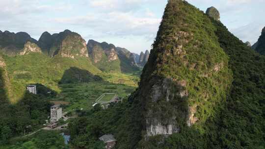 广西阳朔山景民宿风光