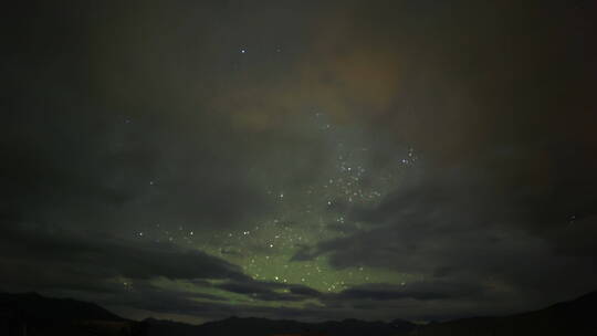 星空流转延时摄影素材