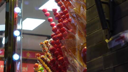 【镜头合集】糖葫芦老北京小吃糖画视频素材模板下载